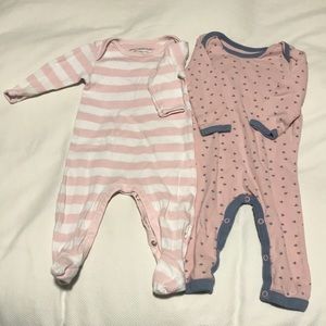 Burts bees baby girl onesies!